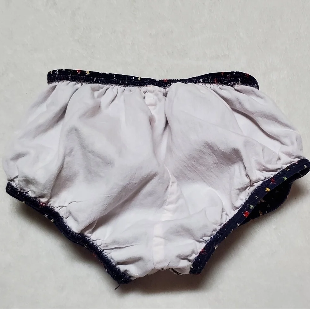 Vintage 60s Teen Girl Ultra Mod High High Bottom Ruffle Heart Floral Bikini XS